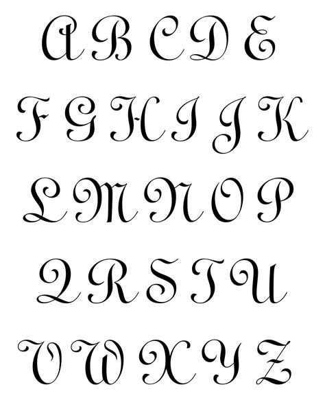 Different Lettering Styles Fonts Maztezsenior