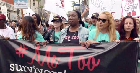 Hundreds March In Hollywood To Protest Sexual Violence Cbs News