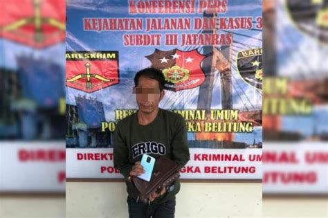 Lagi Apes Residivis Narkoba Ditangkap Polisi Saat Mencuri Hp