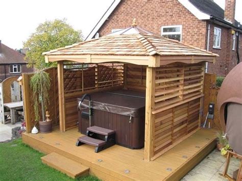 Hot Tub Pergola Design Ideas Diy Building Costs 60 Photos