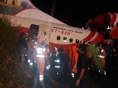 Dubai Kozhikode Air India Flight Splits Into Two In Karipur Runway 18
