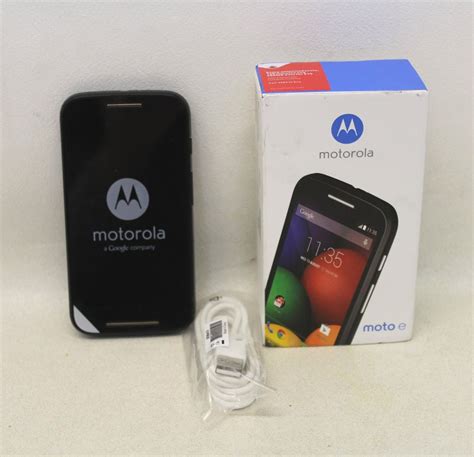 Bnib Motorola Moto E Xt1021 4gb Memory Black Vodafone Android Smartphone