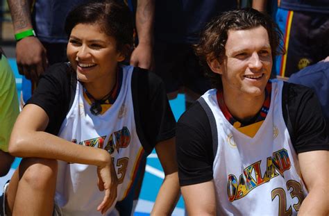 Zendaya Plays Basketball With Tom Holland In Nike X Undercover Shoes Footwear News