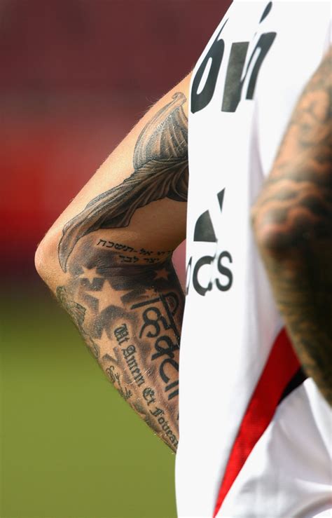 Tatuaże Davida Beckhama Piłka Nożna