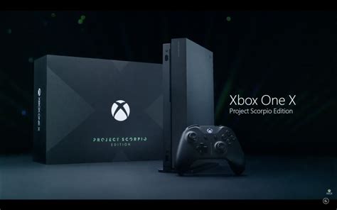 Xbox One X Project Scorpio é A Edição Especial Do Console Da Microsoft
