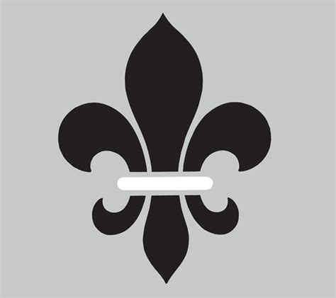 14 CS63 FLEUR DE LYS Stencil Library