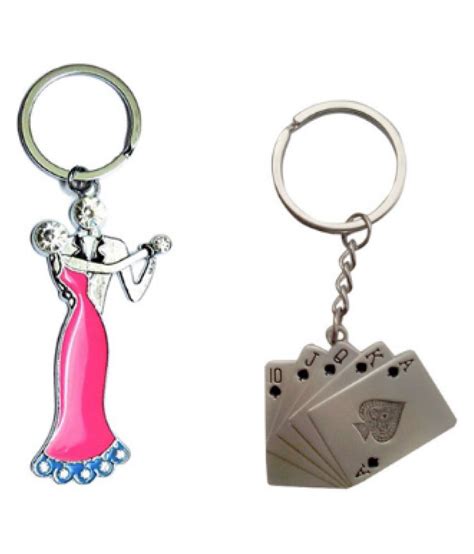 Clb Combo Of Metal Key Chains Multicolour Pack Of 2 Buy Clb Combo Of Metal Key Chains