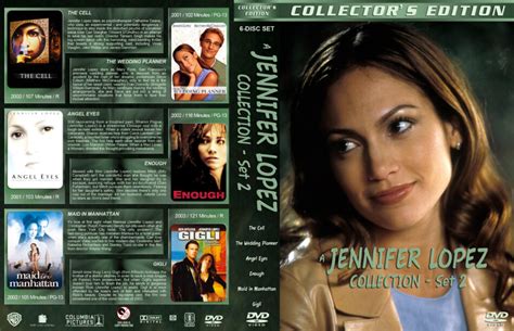 A Jennifer Lopez Collection Set 2 Dvd Cover 2000 2003 R1 Custom