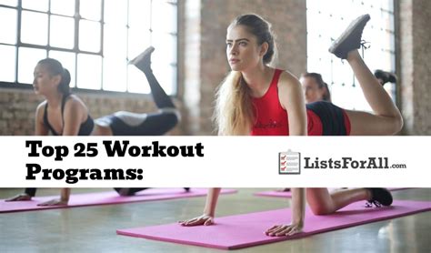 Best Workout Programs The Top 25 List