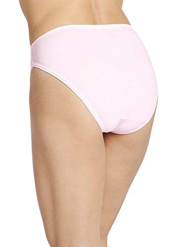 Jockey Women S Underwear Plus Size Elance French Cut 3 Pack Ivory Light Pink Shadow 8