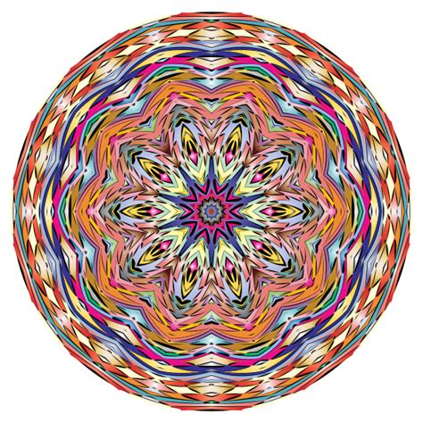 Kaleidoscopic Mandala 6 Free Svg