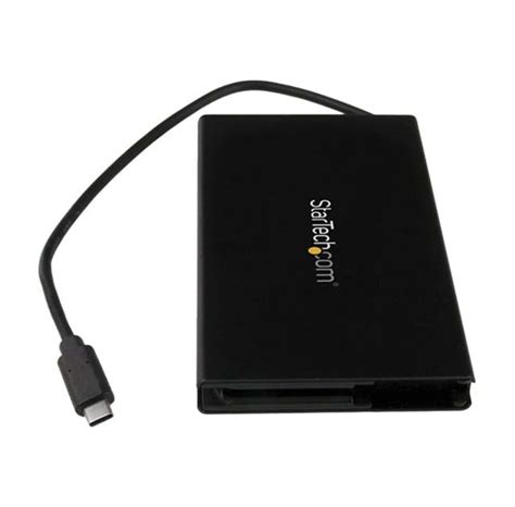 StarTech Com USB 3 1 10Gbps 2 5 SATA SSD HDD Enclosure With