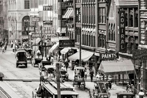 Old Cincinnati Ohio Photo Main Street From Fountain Square Etsy