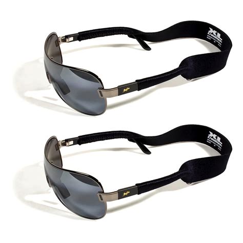 Croakies Xl Eyewear Retainer Black Sunglasses Strap Fits Large Frames