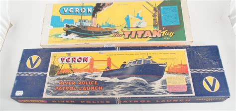 Veron Model Boats The Titan Tug And Two River Police