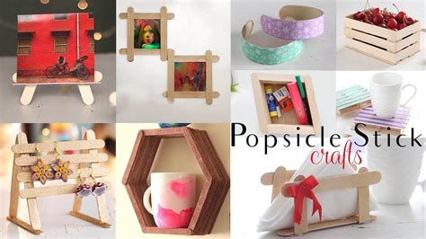 Top 10 Diy Popsicle Stick Craft Compilation Craft Ideas Home Decor Crafts Road