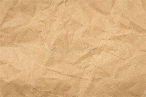 Crumpled Brown Paper Texture Vintage Background Stock Image Image Of