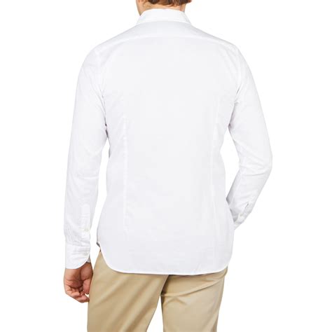 Tintoria Mattei White Cotton Oxford Casual Shirt Baltzar