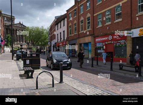 Friargate Shopping Area In Prestons City Centre Stock Photo Alamy