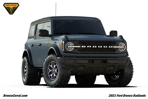 Here Are The 2021 Ford Bronco Trim Packages Bronco Corral