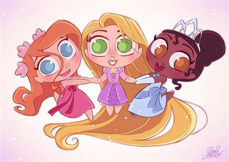 Chibi Princesses Walt Disney Characters Fan Art 25771472 Fanpop