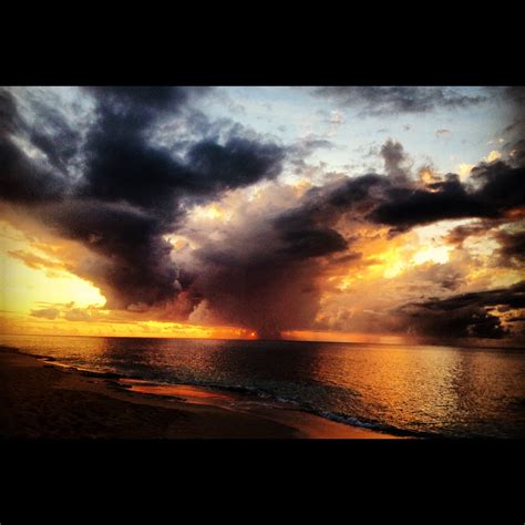 Stormy Sunset Frederiksted, St. Croix. | Stormy sunset, Sunset, Clouds