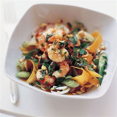 We have vegetarian starter recipes from creamy burrata to stunning courgette flowers and smart soups with pickled mushrooms. This easy prawn salad recipe is glamorous enough for a ...