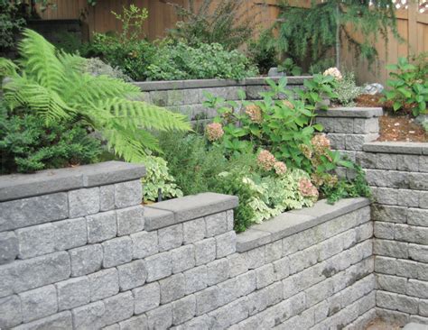 Concrete Retaining Walls For Organic Gardening Mutual Materials