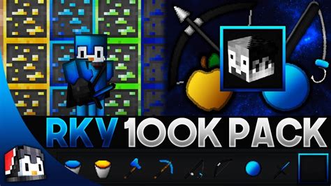 Rky 100k Mcpe Pvp Texture Pack Youtube
