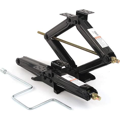 Any travel trailer, camper, rv or 5th wheel that has an exposed frame works well with our stabilizer. RV Trailer Stabilizer Leveling Scissor Jacks w/handle | RV ...