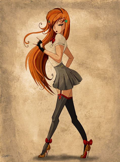 Inoue Pin Up Style By Littleholly On Deviantart