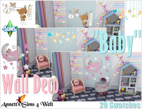 Sims 4 Ccs The Best Wall Deco Baby By Annett85