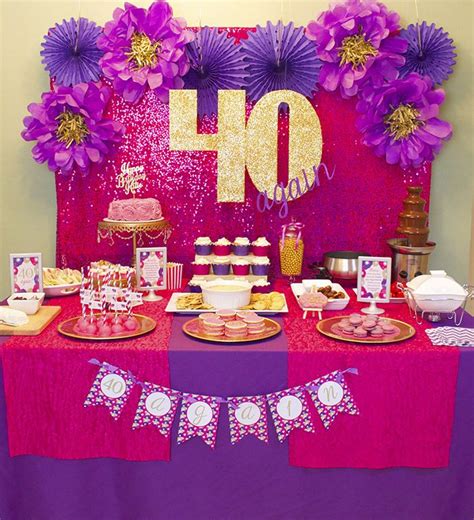 40 again 40th birthday party celebration dime party diva 40th birthday decorations 40th