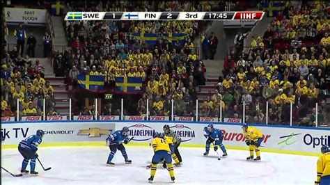 2014 World Junior Championship Final Sweden Vs Finland Youtube
