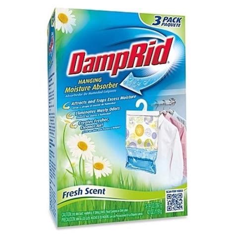 Damp Rid Hanging Moisture Absorber Fresh Scent Set Of 3 Pack Of 1