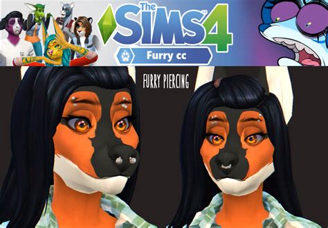 Sims 4 Furry Piercings By Sorafoxyteils From Patreon Kemono