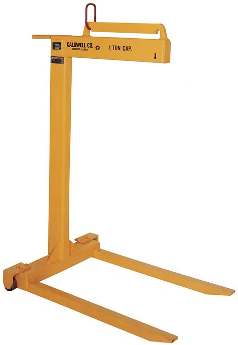 Caldwell Wheeled Pallet Lifter 4000 Lb Fork Height 2 In Fork Length