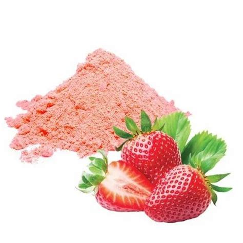Pruthvis Pinkish Red Strawberry Powder Packaging Hdpe Bags With