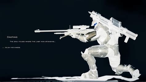 1030103 Space Weapon Spartans Halo Halo 5 Sniper Rifle Master