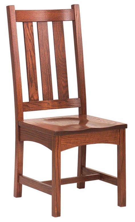 Our poly dining chairs are ideal for outdoor dining and casual seating. Vintage Mission Dining Chair from DutchCrafters Amish ...