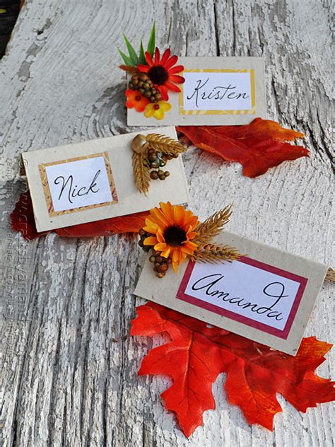 You should also consider the different benefits and fees associated with various cards on the market. 15 Thanksgiving Place Card Ideas - The Happy Scraps