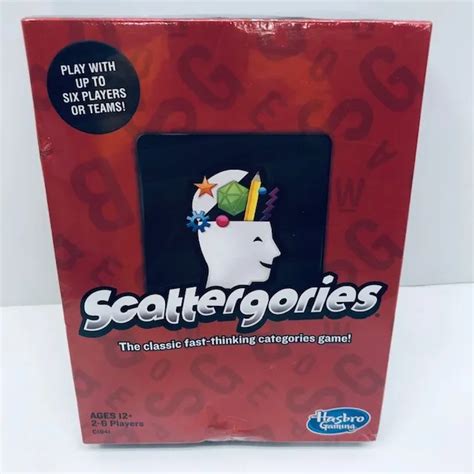 Hasbro Gaming Scattergories New Table Top Game Board Game New £1382