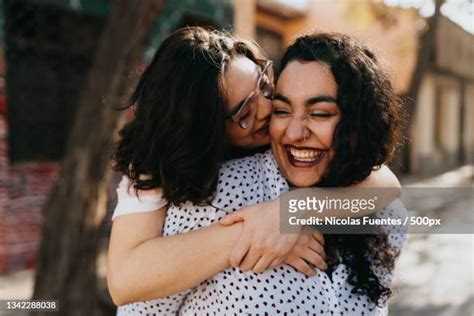lesbians touching each other stock fotos und bilder getty images