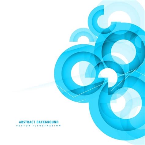 Abstract Circular Background With Polygonal Shapes Vector Free Download