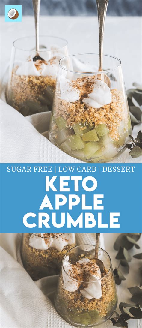 5 low carb thanksgiving dessert recipes. Keto Apple Crumble | Recipe | Fall dessert recipes ...