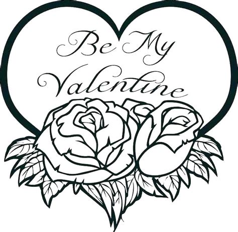 Valentines Day Hearts Coloring Pages Pinterest Valentines Day