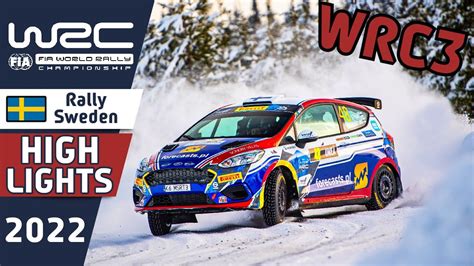 Wrc Rally Highlights Rally Sweden 2022 Wrc3 Day 2 Youtube