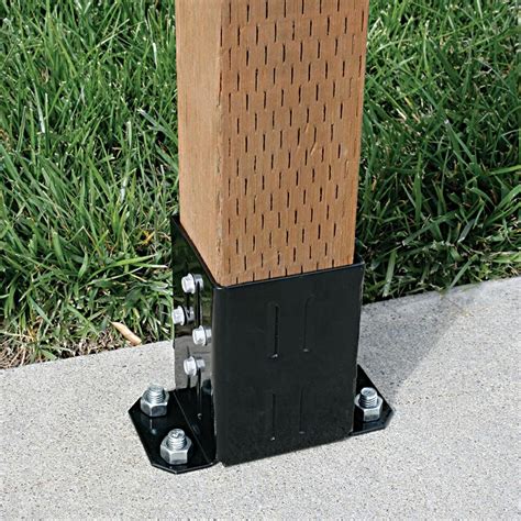 We did not find results for: Simpson Strong-Tie E-Z Base Black Powder-Coated Post Base for 4x4 Nominal Lumber-FPBB44 - The ...