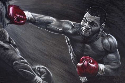 Mike Tyson Travis Knight Mike Tyson Mike Tyson Boxing Art
