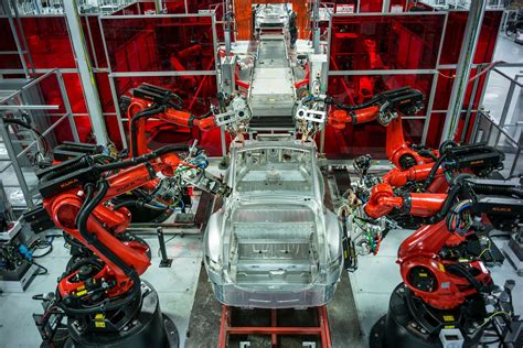 Robots Replacing Human Factory Workers At Faster Pace Tesla Factory Tesla Tesla Car